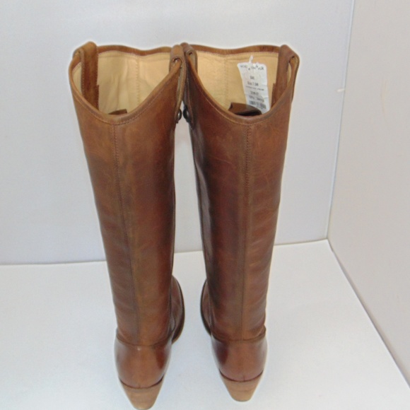 Frye Jackie Button Brown Vintage Leather 7.5 - Picture 7 of 8